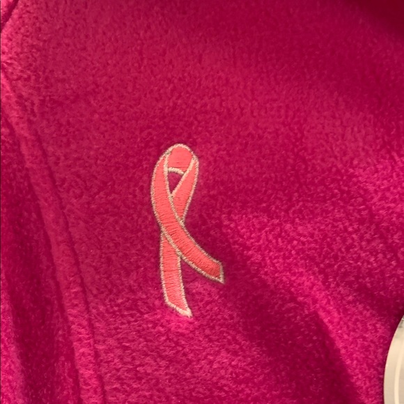 Columbia Ladies Breast Cancer Supporter Fleece Full Zip Jacket 🩷 - Picture 5 of 16